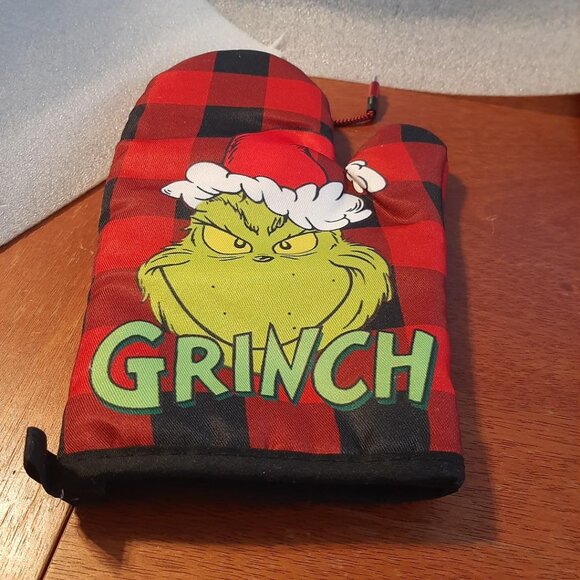 NEW ! Grinch Oven Mitts and Pot Holders Set 3 - Picture 3 of 5
